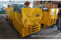 山西國外客戶定制的斬波調速CJY10噸架線式湘潭電機車發(fā)貨